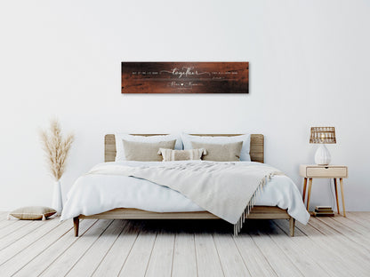 Husband & Wife Bedroom Sign, Words of Wisdom gift for couples - HoneycombProverbs - Signs - Copper Anniversary Gifts
