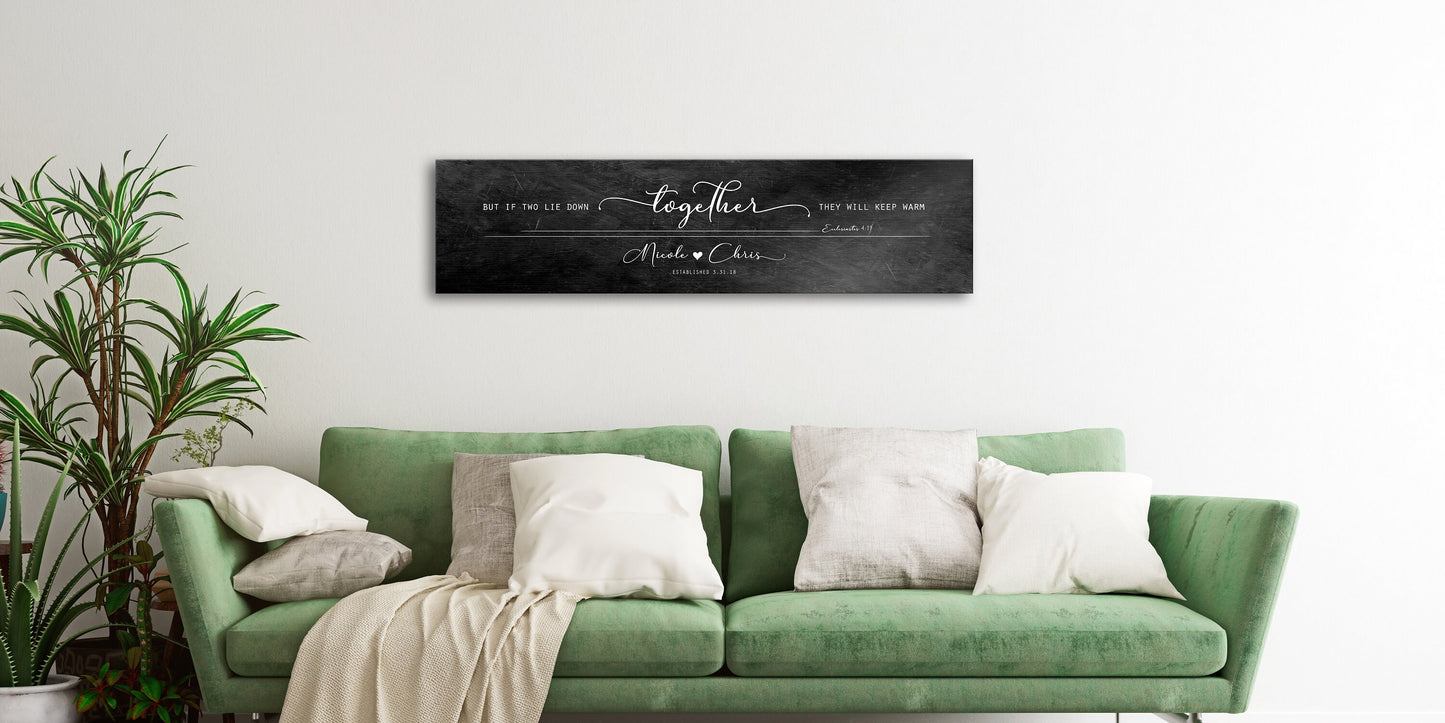 Elegant Iron Sign for Couples, Personalized Words of Wisdom for Couples Art - HoneycombProverbs - Signs - Name Signs Wall Art