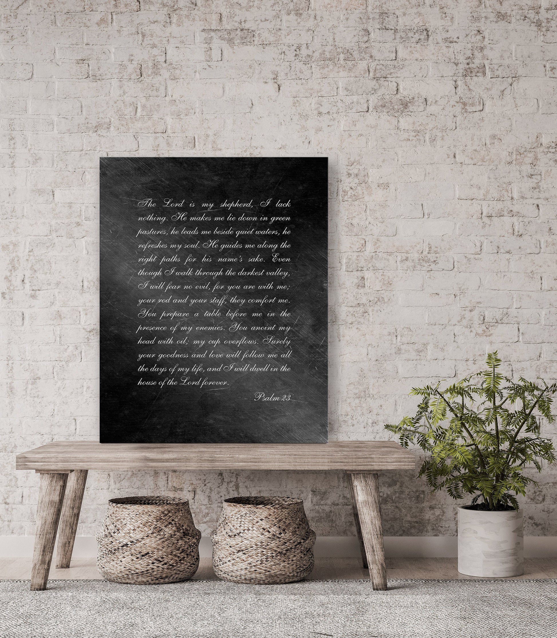 Rustic Personalized Bible Verse on Metal - HoneycombProverbs - Signs - Christian Wall Art