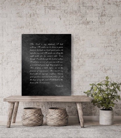 Personalized Aged Metal Scripture Sign, iron, copper, bronze or tin anniversary scripture wall art by Honeycomb Proverbs