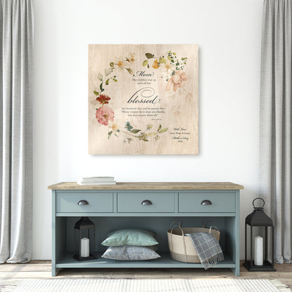 Her Children Call Her Blessed: Personalized Proverbs 31 Wood Plaque - HoneycombProverbs - Signs - Christian Wall Art