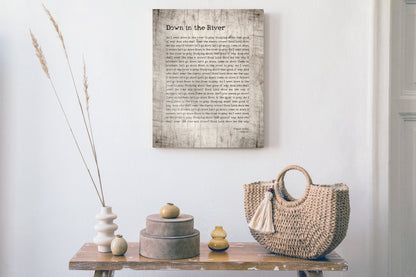 Custom Farmhouse Wood Hymn Decor - HoneycombProverbs - Religious Home & Decor - Christian Wall Art