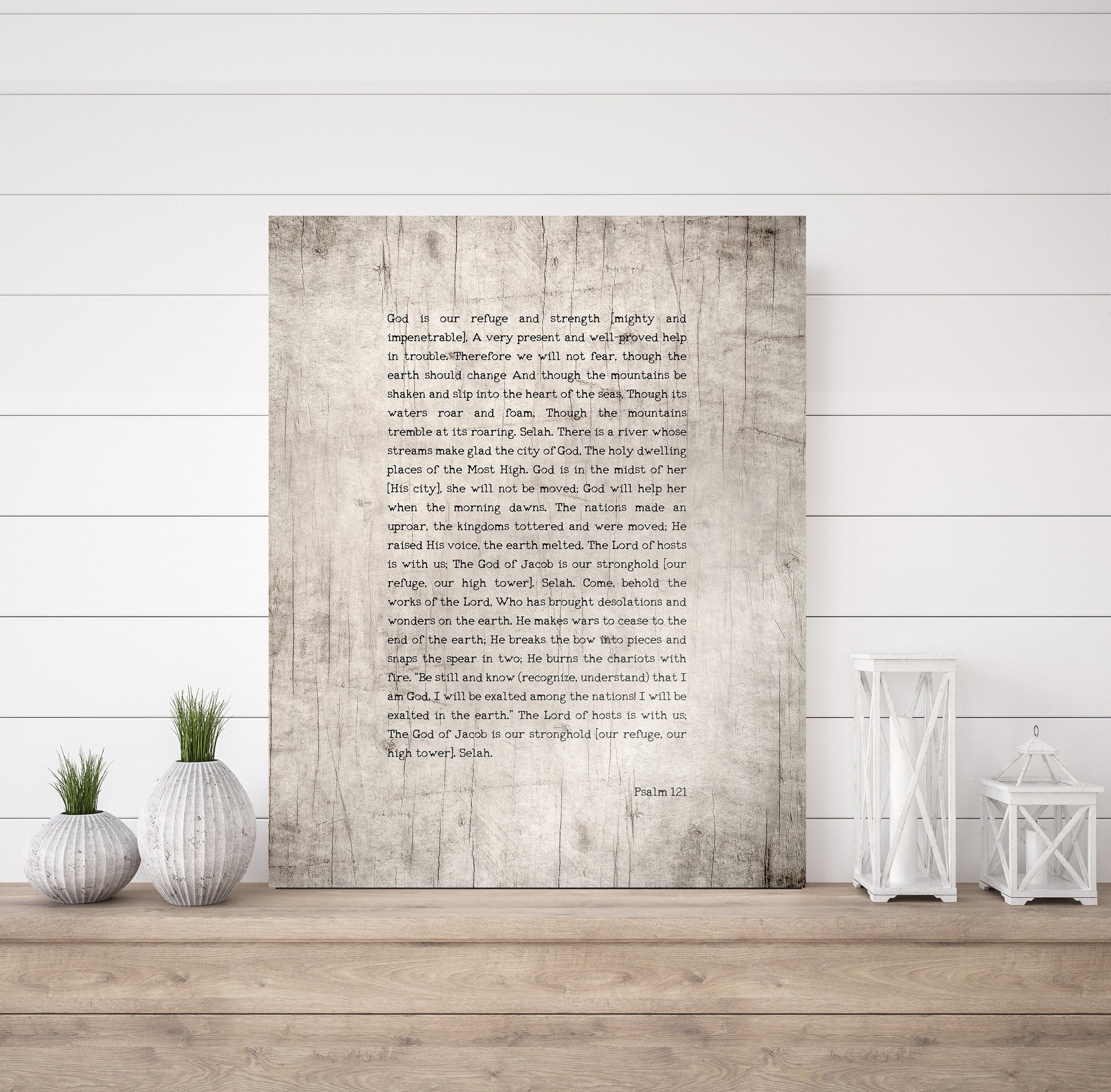 Customizable Scripture Art, Christian Wall Decor, Bible Verse Art on Wood, Large, Religious Quote, Encouraging Saying, Uplifting, Farmhouse