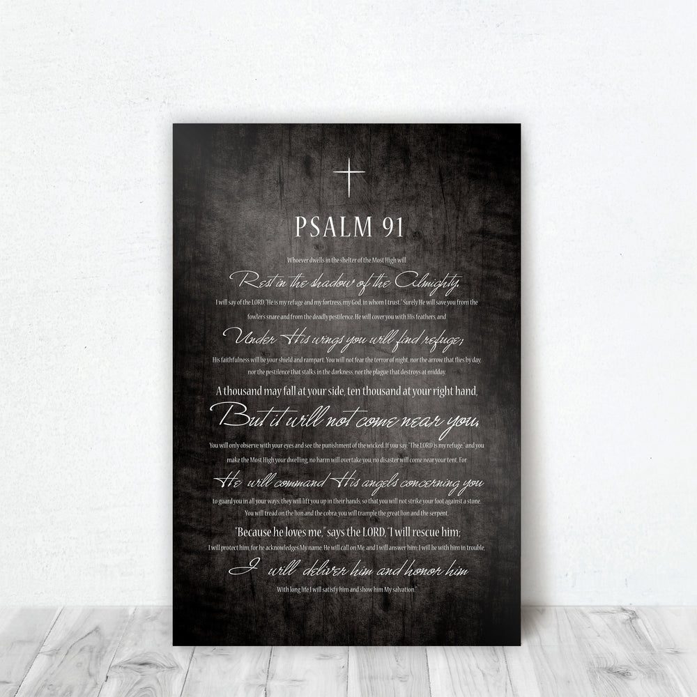 Soldier's Prayer Plaque, Weathered, Rutic Psalm 91 Wall Decor, Christian Art, Religious Gift, Encouraging Bible Verse Art, Wood Gift, Prayer