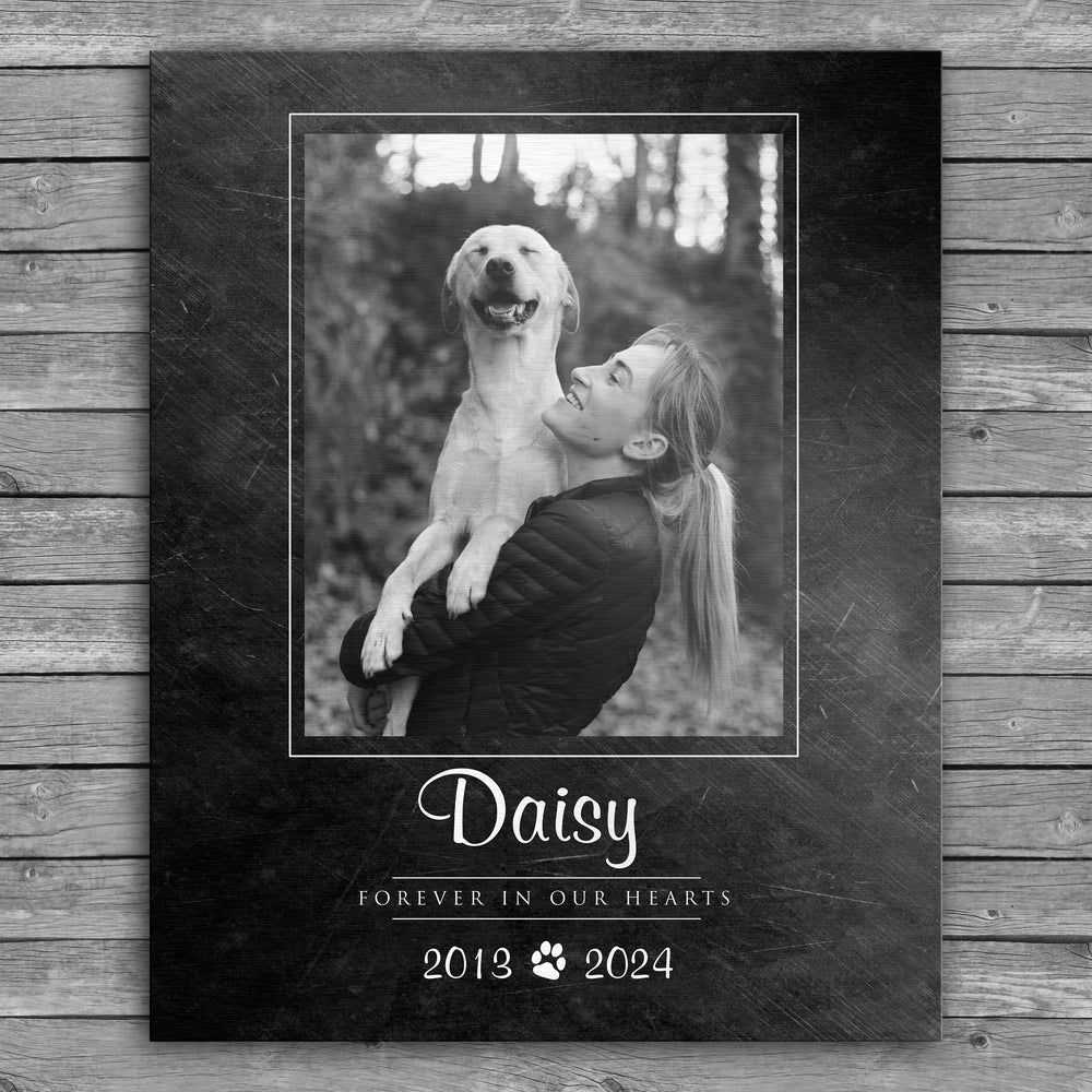 Pet Photo Tribute, Personalized Pet Memorial, Pet Loss, Sympathy Gift, RIP Plaque for Pet, Eulogy Plaque, Doggy Heaven, Comfort pet owner