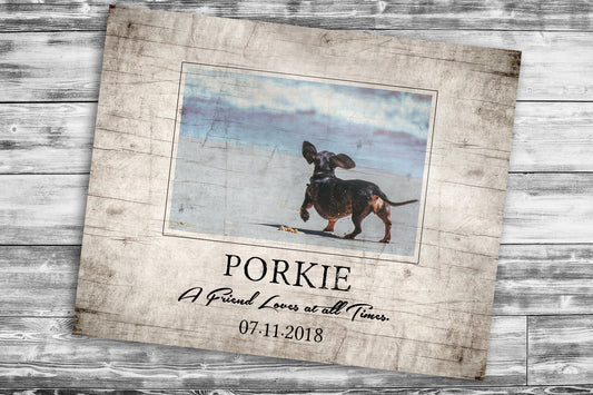 "Faithful Companion" Tribute on Wood - HoneycombProverbs - Pet Portraits - Photo Plaques