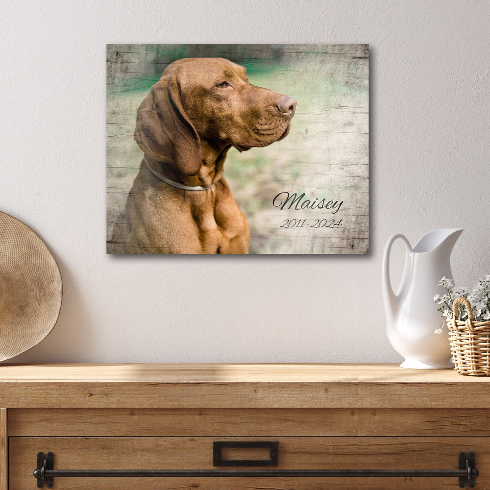 
                  
                    Rustic Pet Portrait on Wood, Personalized Pet Memorial on Wood, Gift for Pet Parents, Dog Portrait, Tribute, Plaque, Pet Lover, Pet Loss
                  
                