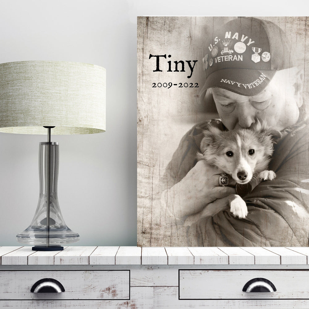 
                  
                    Rustic Pet Portrait on Wood, Personalized Pet Memorial on Wood, Gift for Pet Parents, Dog Portrait, Tribute, Plaque, Pet Lover, Pet Loss
                  
                