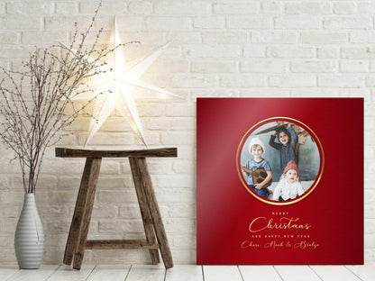"Merry Metal Christmas" Photo Plaque - HoneycombProverbs - Signs - Photo Plaques