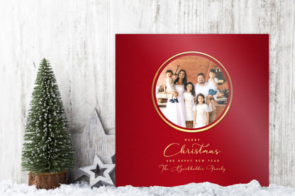 "Merry Metal Christmas" Photo Plaque - HoneycombProverbs - Signs - Photo Plaques
