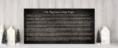 "The Physician's Daily Prayer" Rustic Tribute on Wood - HoneycombProverbs - Signs - Christian Wall Art