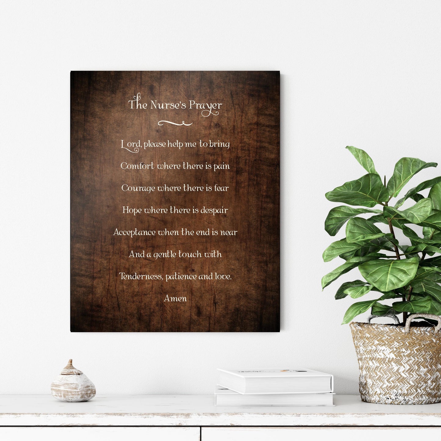 
                  
                    Retirement gift for Nurse, The Nurses Prayer Wood Sign, Prayer for Nurses, Caregiver Gift, National Nurse Day, Gift for Hospice Worker
                  
                