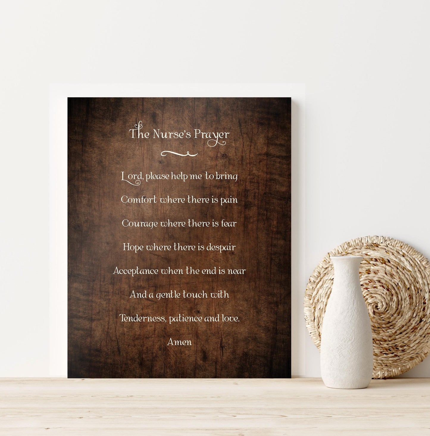 
                  
                    The Nurses Prayer Wooden Plaque, Nurse Gift, Prayer for Nurses, Caregiver Gift, National Nurse Day Gift, Gift for Hospice Worker
                  
                