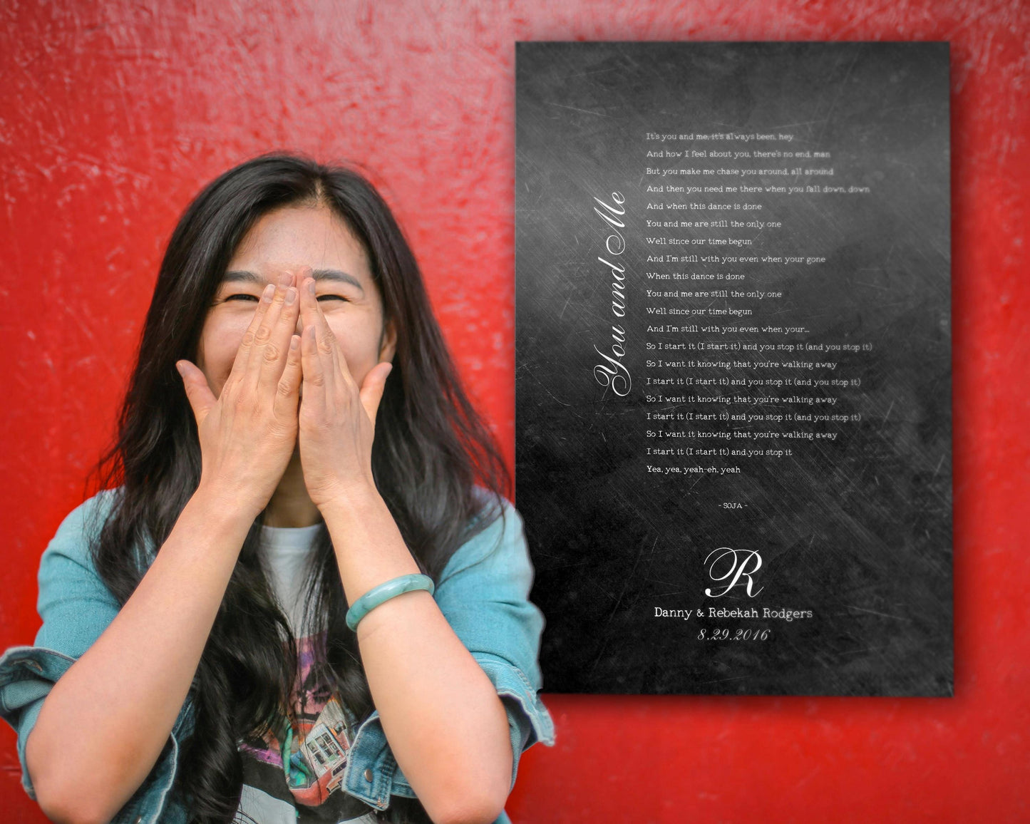 Monogrammed Iron First Dance Song Sign - HoneycombProverbs - Signs - Iron Anniversary Gifts