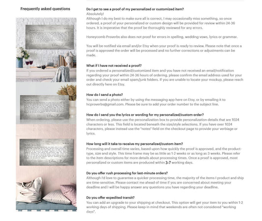 Love Song Lyric Sign on Tin - HoneycombProverbs - Signs - Vintage Lyrics Wall Art