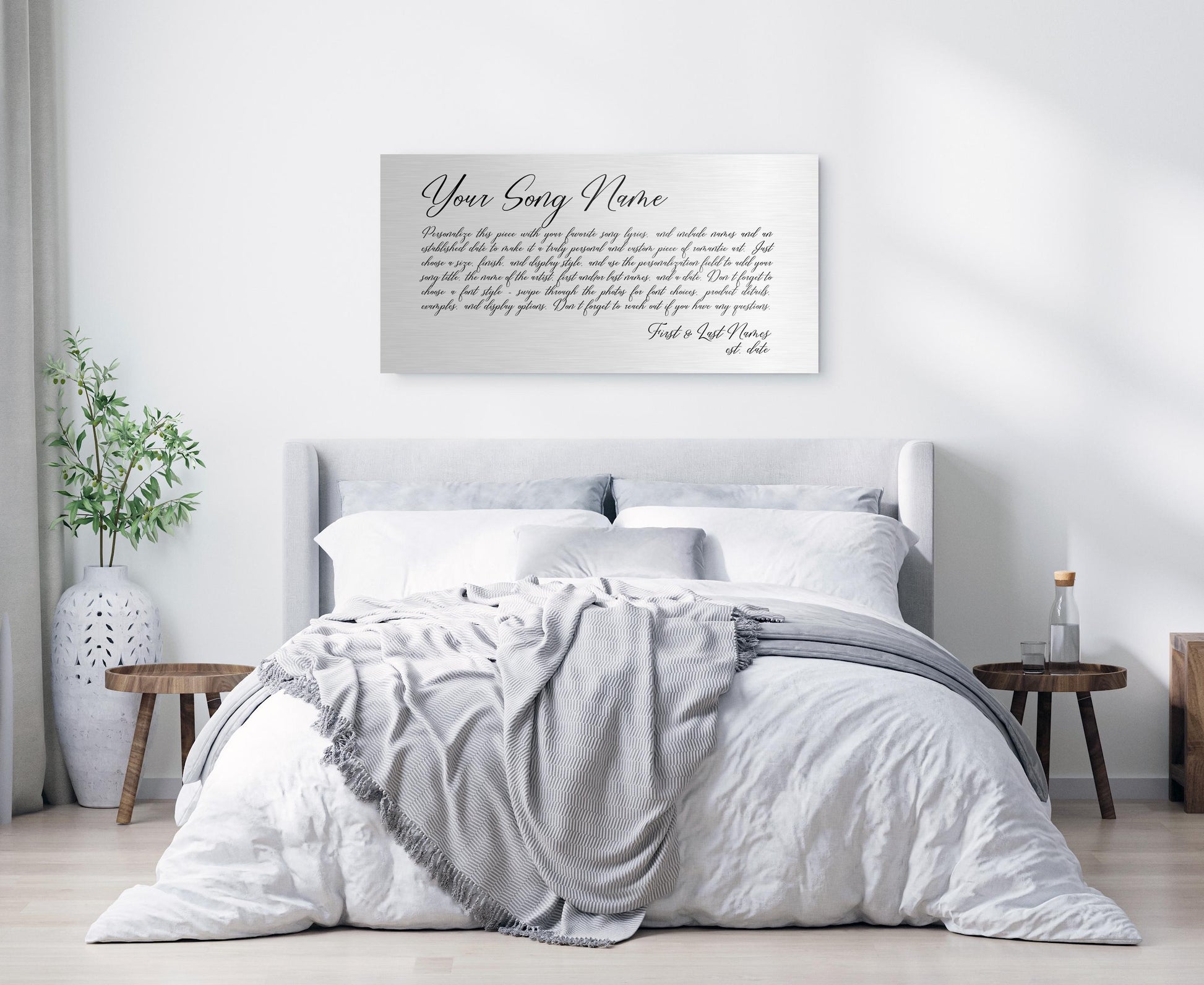 Tarnished Song Lyric Sign on Tin - HoneycombProverbs - Signs - Tin and Aluminum Gifts