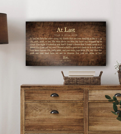 Country Custom Song Lyric Sign on Wood, 5th anniversary wood song lyric wall art by Honeycomb Proverbs