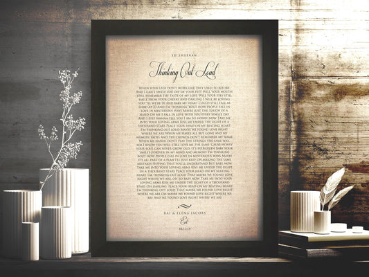 Our 1st Dance, Linen Anniversary Keepsake - HoneycombProverbs - Gifts For The Couple - 