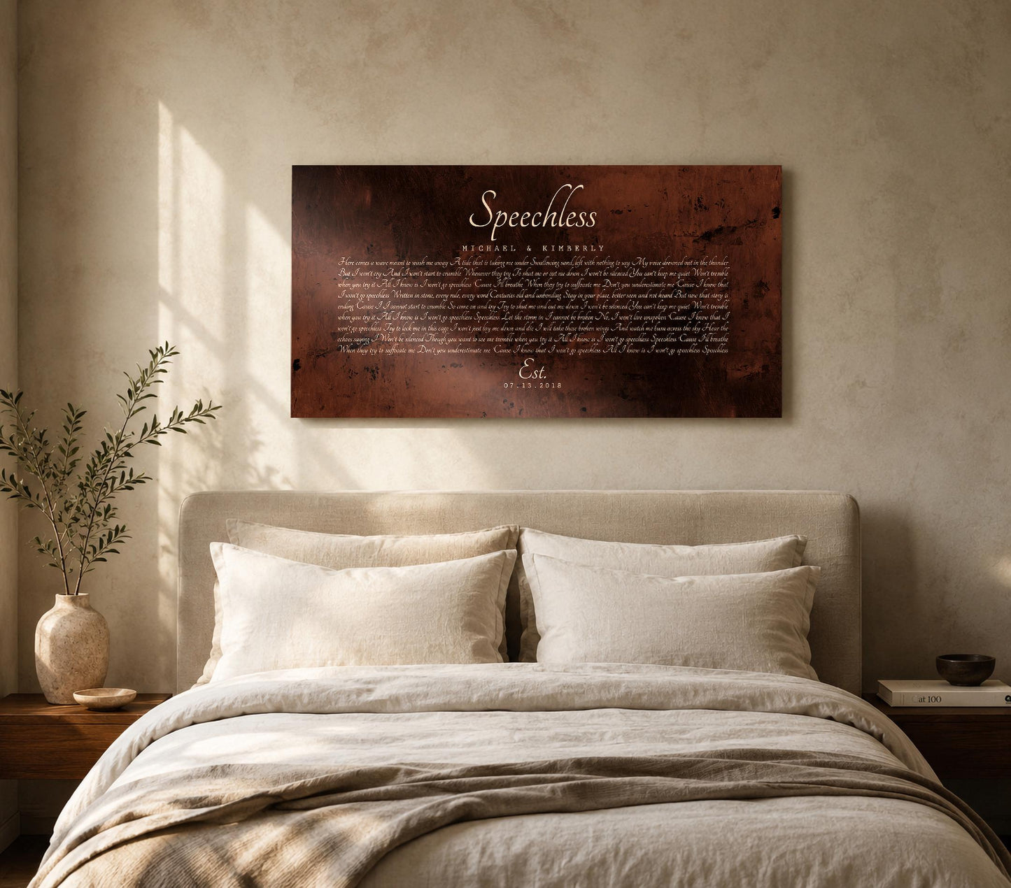Bronze Gift, Wedding Song on Bronze - HoneycombProverbs - Signs - Bronze Anniversary Gifts