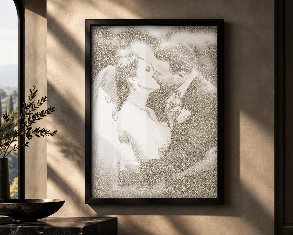 Calligram Photo Fine Art print - HoneycombProverbs - Giclée - 1st Year Paper Gifts