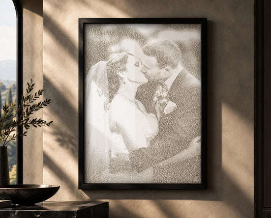 Calligram Photo Fine Art print - HoneycombProverbs - Giclée - 1st Year Paper Gifts