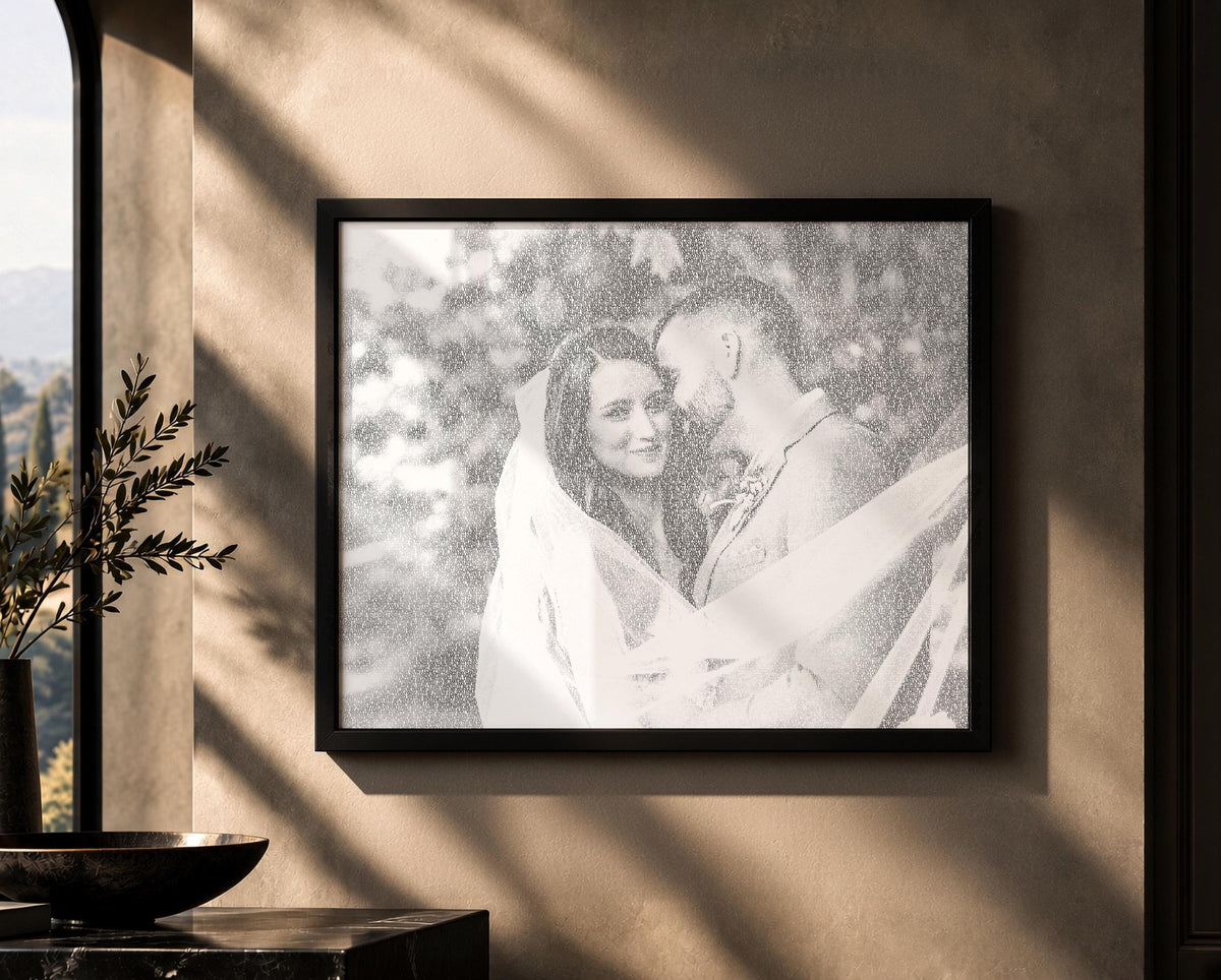 Calligram Photo Fine Art print - HoneycombProverbs - Giclée - 1st Year Paper Gifts