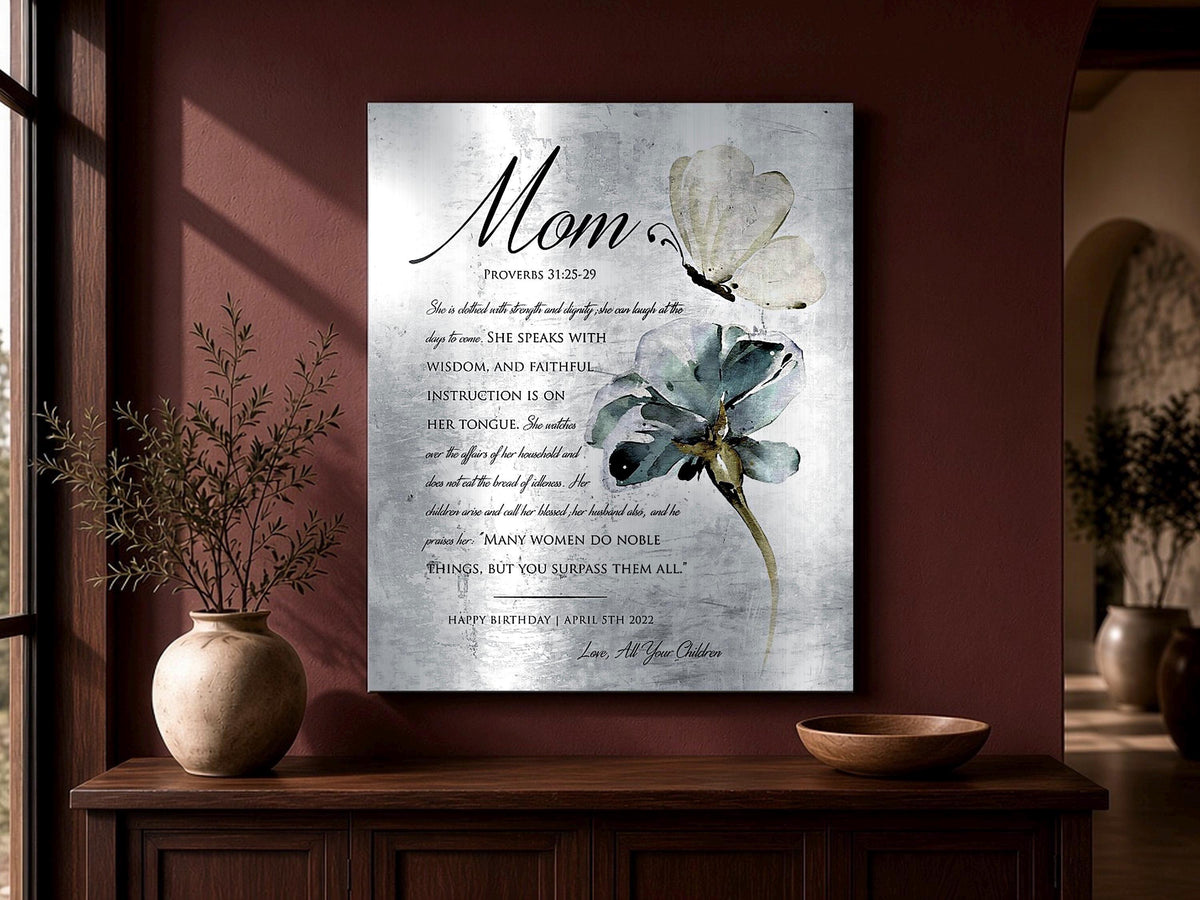 Proverbs 31 Farmhouse Name Sign - HoneycombProverbs - Signs - Tin and Aluminum Gifts