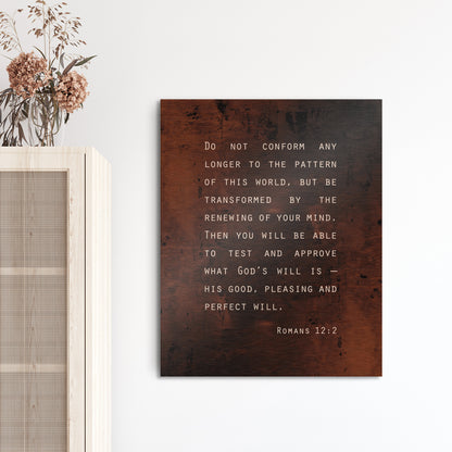 Personalized Aged Metal Scripture Sign, additional view 13, iron, copper, bronze or tin anniversary