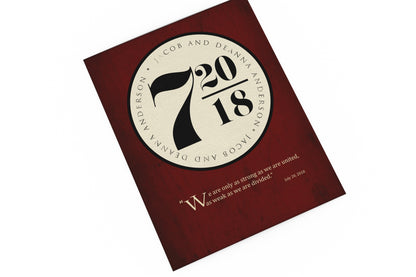 Personalized Wedding Date Print: Platform Sign - Honeycomb Proverbs - Wedding gift ideas - paper anniversary gifts 