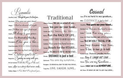 Framed Photo with Song Lyrics - Fine art and canvas personalized anniversary and inspirational gifts