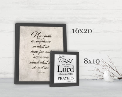 Matthew 6:9-13,  Framed Scripture print, bible verse print, gift, christian decor, prints, scriptures, The Lord's prayer, scripture art
