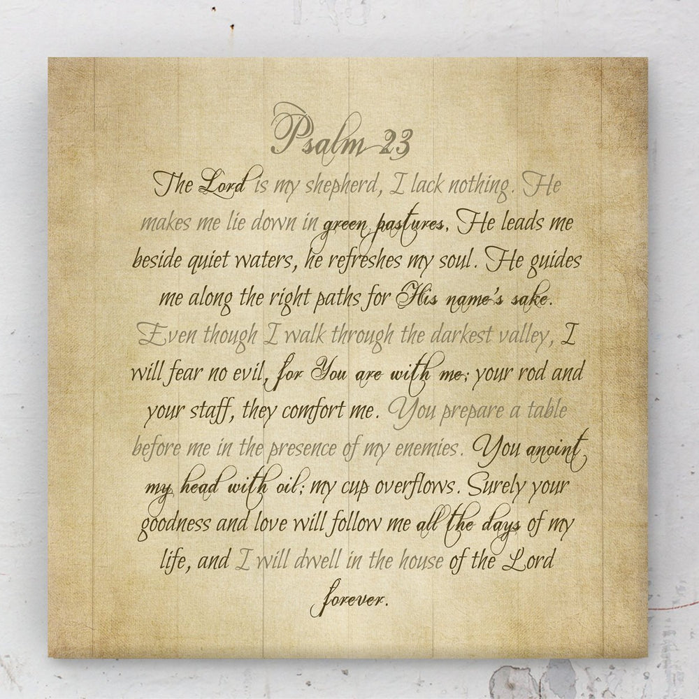 Psalm 23, Or your verse, Bible verse, Scripture, print, Scriptures on canvas, Framed scripture, gift, gifts, Christmas, for, brother, sister