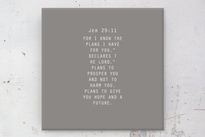 Jer 29;11, I know the plans I have for you, customize, Scriptures on canvas, Framed, scripture, gift, gifts, Christmas, for, brother, son