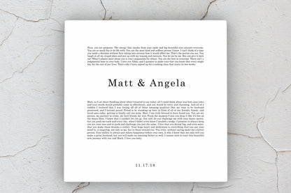 First Anniversary Gift, wedding vow, art, gift, Printed vows, His and Her, print, Anniversary, for him, for her, for wife, Christmas