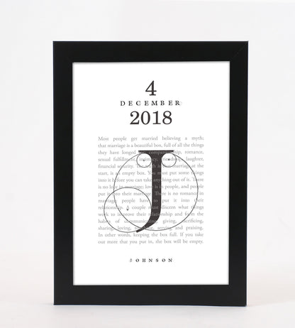 Personalized, Wedding Gift, Christmas, gift for newlyweds, Christmas gift for, daughter in law, unique, anniversary, the marriage box, poem