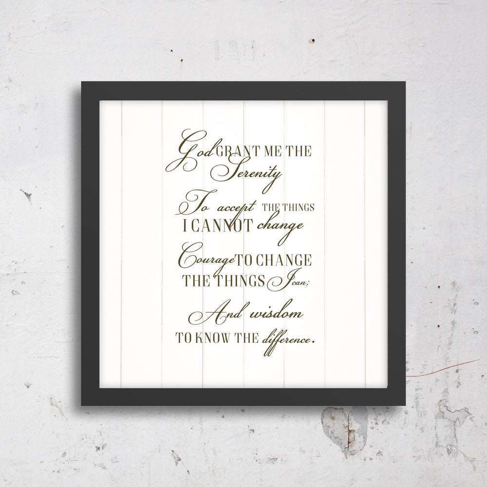 
                  
                    Serenity Prayer, Canvas, Wall, decor, Recovery, print, Scriptures on canvas, Framed, scripture, gift, gifts, Christmas, for, brother, friend
                  
                
