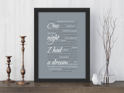 Framed Footprints Poem, Footprints in the Sand, fine art, bible verse print, beach decor, Christian, wall decor, pastor, teacher, mom, gift