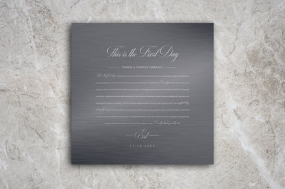 Song Lyric on Tin, alternate angle, 10th anniversary tin