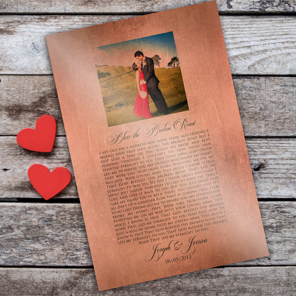 
                  
                    Personalized Copper Photo Gift with Song
                  
                