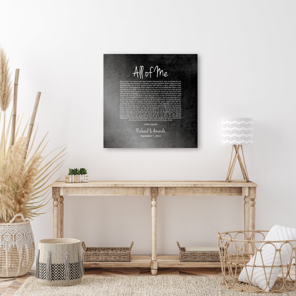 
                  
                    Iron Anniversary Gift, 6 Year Iron Gift, 1st Dance on Iron, Song Lyrics on Iron, Wedding Song, Sign, On Metal, 6th Anniversary Gift, for Him
                  
                