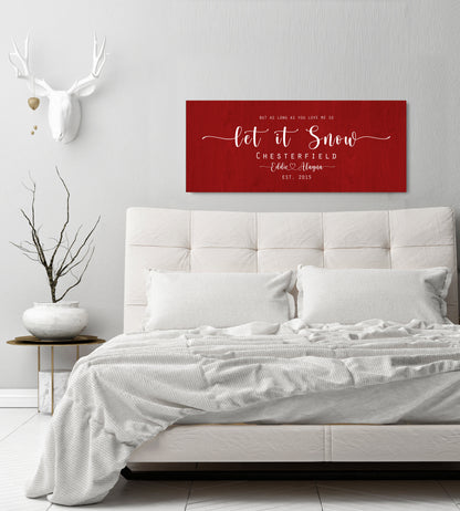 Christmas, Family sign, Home for the Holidays, Couple Gift, Wood Gift, 5 Year, Personalized, With name, Holiday Sign, Est Sign, Wedding gift