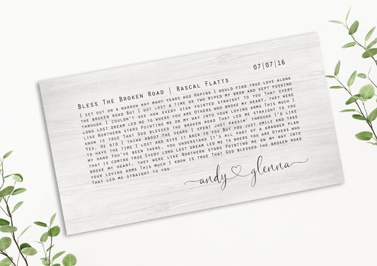 Rustic, Wood Anniverary Gift