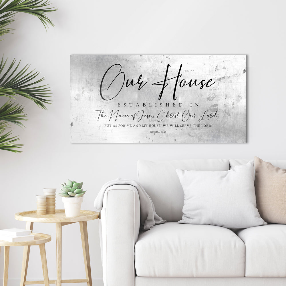 
                  
                    Faithful Farmhouse Wall Decor, "As for me and my house" Sign, Josh 24:15 Family Sign, "We will serve the Lord" quote sign, Anniversary gift
                  
                